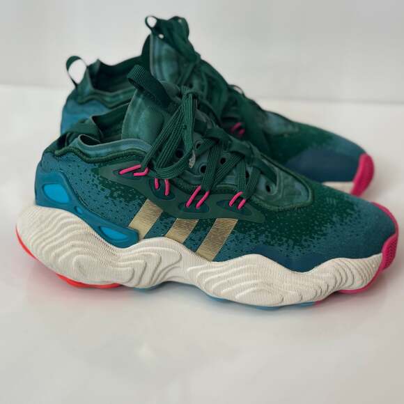 Adidas Trae Young 3 '96 Olympics Green Basketball Shoes Youth 4.5